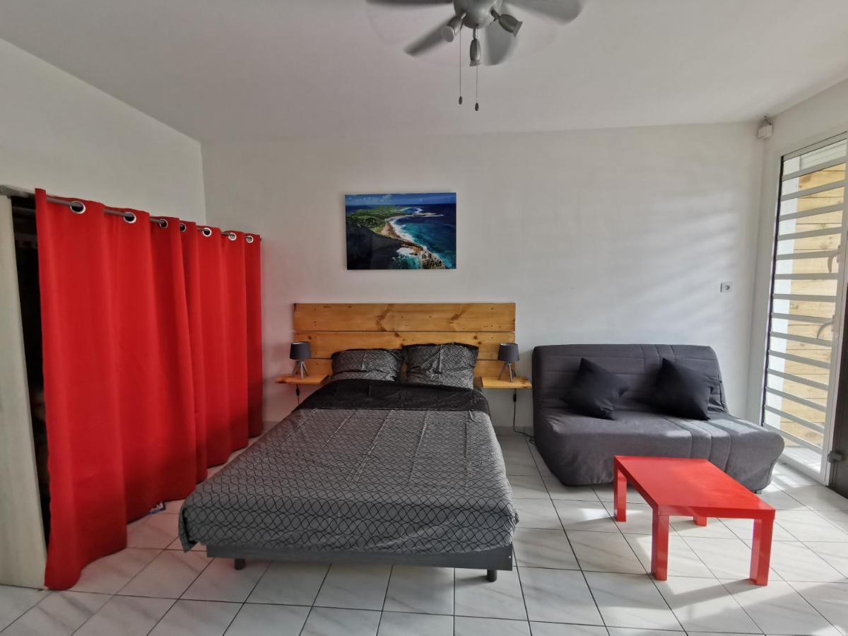 Appartement Vue Mer Et Montagne A 100M De La Plage Le Gosier  Bagian luar foto